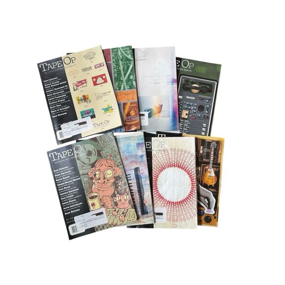 Lot of 8 Tape Op Magazines 160-167 Finneas Alan Parsons Recording Music Audio - Picture 1 of 12